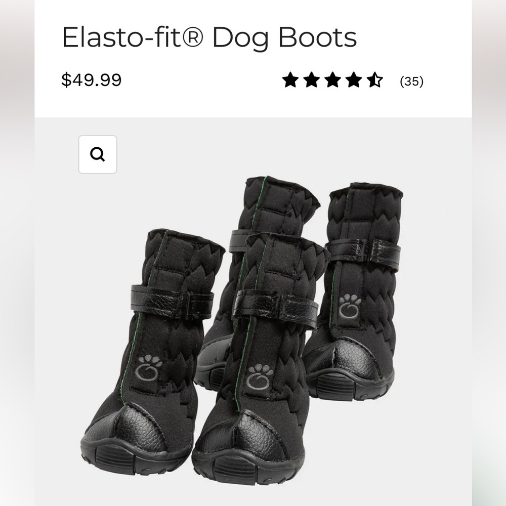NIB GF-Pet Elasto Fit dog boots size XS
